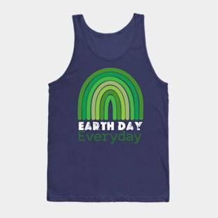 Teacher happy Earth day Everyday 2024  gift april 22 Rainbow Tank Top